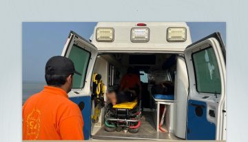 حرس الحدود بعسير ينقذ مواطنين من الغرق أثناء ممارسة السباحة