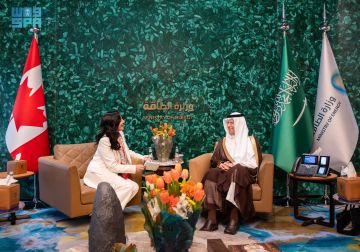 سمو وزير الطاقة يستقبل وزيرة خارجية كندا في الرياض