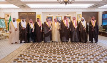 أمير القصيم يستقبل المجلي والفائزون في المسابقة المحلية لجائزة خادم الحرمين الشريفين لحفط القرآن