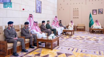 راكان بن سلمان يستقبل قادة القطاعات الأمنية بمحافظة الدرعية راكان بن سلمان يستقبل قادة القطاعات الأمنية بمحافظة الدرعية