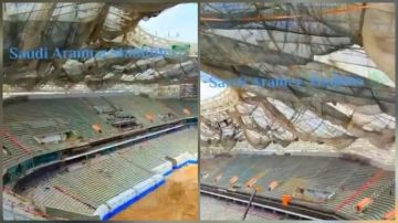 أحدث تطورات أعمال استاد أرامكو.. فيديو