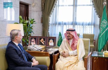 أمير منطقة الرياض يستقبل سفير البرازيل لدى المملكة