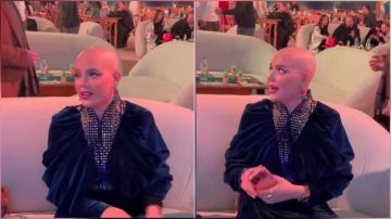 هبة السيسي تحلق شعرها بعد إصابتها بالسرطان.. فيديو