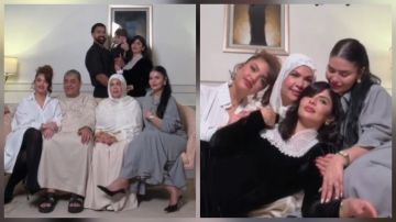 أصالة كامل برفقة عائلتها في أحدث ظهور.. فيديو