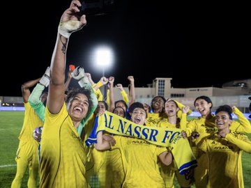 سيدات النصر يحققن لقب الدوري.. ورونالدو يشيد بالإنجاز سيدات النصر يحققن لقب الدوري.. ورونالدو يشيد بالإنجاز