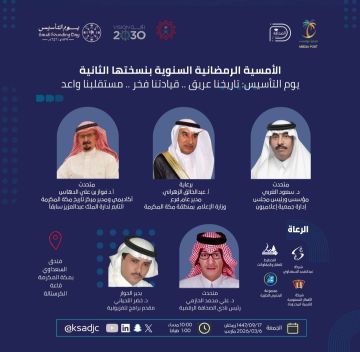 دور يوم التأسيس في تعزيز الهوية الوطنية في أمسية لنادي الصحافة الرقمية بمكة
