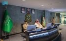 عبدالله بن بندر يتفقد مركز القيادة الرئيسي ويعايد منسوبي وزارة الحرس الوطني