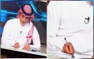 السالمي يثير تفاعلا واسعا بسبب طريقة مسك القلم.. فيديو
