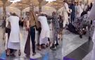 باكستاني يحاول خنق والده في المدينة المنورة بداعي إدخاله الجنة .. فيديو