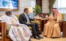 نيابة عن خادم الحرمين الشريفين وسمو ولي العهد.. أمير منطقة الرياض يستقبل عميد السلك الدبلوماسي سفير جيبوتي ورؤساء المجموعات الجغرافية المعتمدين لدى المملكة - sa