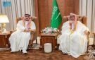 أمير الرياض يزور مفتي عام المملكة