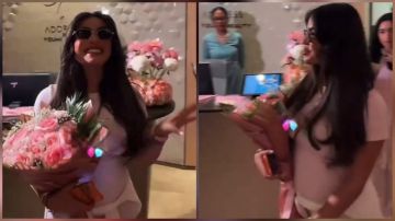 يومي في أحدث ظهور مع الحمل.. فيديو يومي في أحدث ظهور مع الحمل.. فيديو