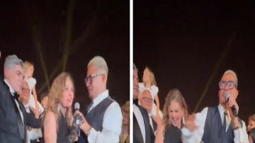 عمرو دياب يحرج يسرا في حفل زفاف.. فيديو عمرو دياب يحرج يسرا في حفل زفاف.. فيديو