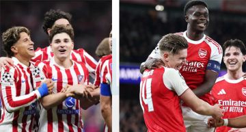 في ذهاب نصف نهائي دوري أبطال أوروبا.. طموح آرسنال يصطدم بصلابة أتلتيكو مدريد