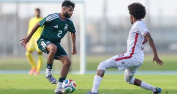 الأخضر (B) يتغلب على السودان وديا في ختام معسكر جدة