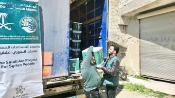 المملكة توزع 2.589 سلة غذائية في محافظة حلب بسوريا