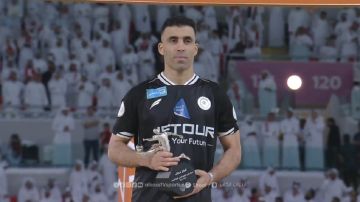 حمد الله يتوج هدافا لدوري أبطال الخليج.. فيديو