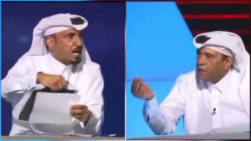 مشادة حادة بين عبدالله القحطاني وبدر بلال على الهواء.. فيديو