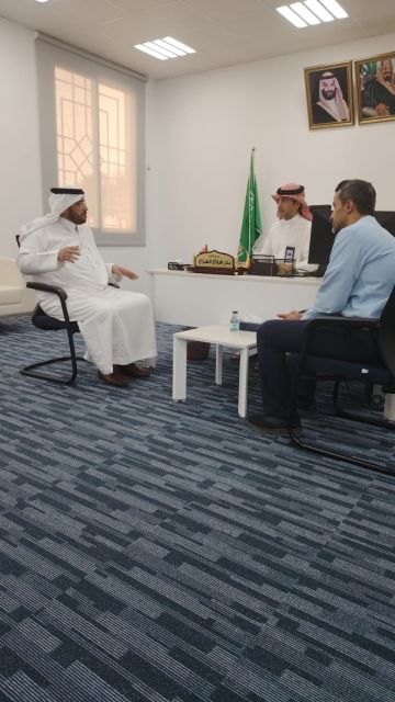 الرافع يتفقد فرع شركة المياه بالزلفي