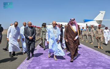 رئيس موريتانيا يصل إلى المدينة المنورة رئيس موريتانيا يصل إلى المدينة المنورة