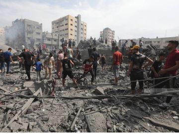 استشهاد فلسطيني وإصابة ثلاثة آخرين جراء قصف على خان يونس