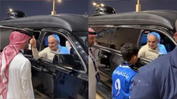 الأمير الوليد بن طلال لأحد المشجعين: لا تخاف للهلال كل شيء يصير.. فيديو