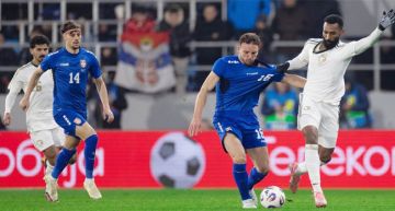 بأداء مقنع وتألق العويس.. المنتخب الوطني يخسر أمام صربيا وديا