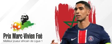 استبعاد حكيمي من قائمة المرشحين لجائزة «فويه» لأفضل لاعب إفريقي