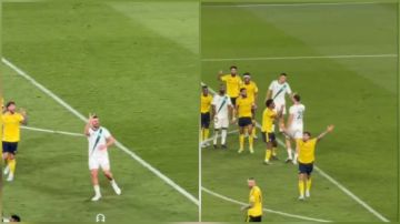 ديميرال يستفز جماهير النصر ويشير بالنخبتين.. فيديو