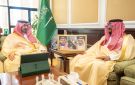 نائب أمير تبوك يستقبل مدير فرع وزارة البيئة بالمنطقة