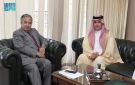 المندوب الدائم للمملكة لدى جامعة الدول العربية يلتقي المرشح لمنصب الأمين العام للجامعة