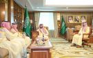 أمير جازان يستقبل مدير فرع وزارة الرياضة وعددا من الرياضيين بالمنطقة