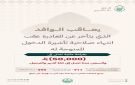 وزارة الداخلية: غرامة مالية تصل إلى (50,000) ريال والسجن مدة تصل إلى (6) أشهر والترحيل للوافد الذي يتأخر عن المغادرة عقب انتهاء صلاحية تأشيرة الدخول ...
