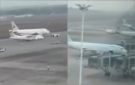 عطل الفرامل يتسبب باصطدام طائرتين بمطار يانغون الدولي.. فيديو