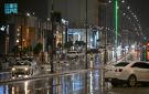 تواصل هطول الأمطار على القصيم