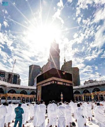فلكية جدة: الخميس تعامد الشمس على الكعبة المشرفة