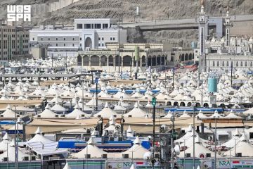 مشعر منى يسجل 45 م في يوم التروية
