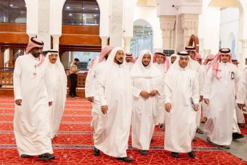 وزير الشؤون الإسلامية يقف على جاهزية مساجد المشاعر المقدسة لموسم الحج وزير الشؤون الإسلامية يقف على جاهزية مساجد المشاعر المقدسة لموسم الحج