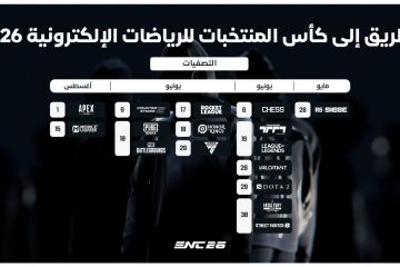 إطلاق مسار التصفيات العالمية لبطولة كأس المنتخبات للرياضات الإلكترونية