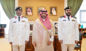نائب أمير تبوك يستقبل قائد حرس الحدود بالمنطقة نائب أمير تبوك يستقبل قائد حرس الحدود بالمنطقة