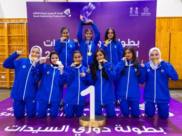 الهلال بطلًا للنسخة الأولى من الدوري السعودي للسيدات للريشة الطائرة