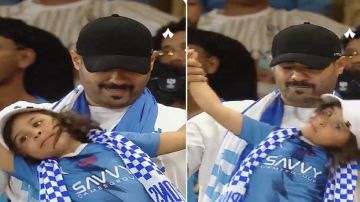 فتاة تخطف الأضواء في مدرجات الهلال.. فيديو فتاة تخطف الأضواء في مدرجات الهلال.. فيديو