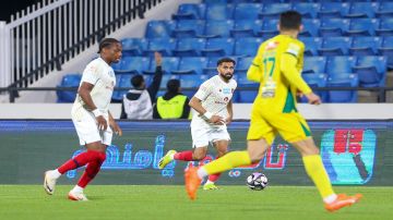 الخليج يتغلب على ضمك بثنائية الخليج يتغلب على ضمك بثنائية
