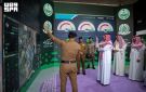 الأمير عبدالعزيز بن سعود يتفقد وحدات الدفاع المدني في مشعر منى - sa