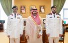 نائب أمير تبوك يستقبل قائد حرس الحدود بالمنطقة - sa
