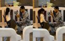 ردة فعل طريفة لطفلة تائهة في الحرم أثناء محاولة رجل أمن مساعدتها في العثور على أهلها.. فيديو - sa