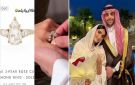 سعر خاتم عقد قران شادن الحديثي 47 ألف ريال فقط
