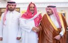 فيصل بن مشعل يستقبل رخيص الحربي ويثمن تنازله عن قاتل ابنه خطئا