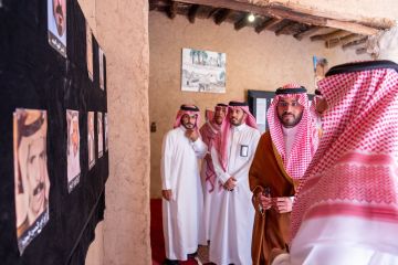 نائب أمير منطقة حائل يزور قهوة ومنازل العبدة التراثية نائب أمير منطقة حائل يزور قهوة ومنازل العبدة التراثية