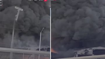 حريق هائل يلتهم مستودع ملابس في كوريا الجنوبية.. فيديو حريق هائل يلتهم مستودع ملابس في كوريا الجنوبية.. فيديو